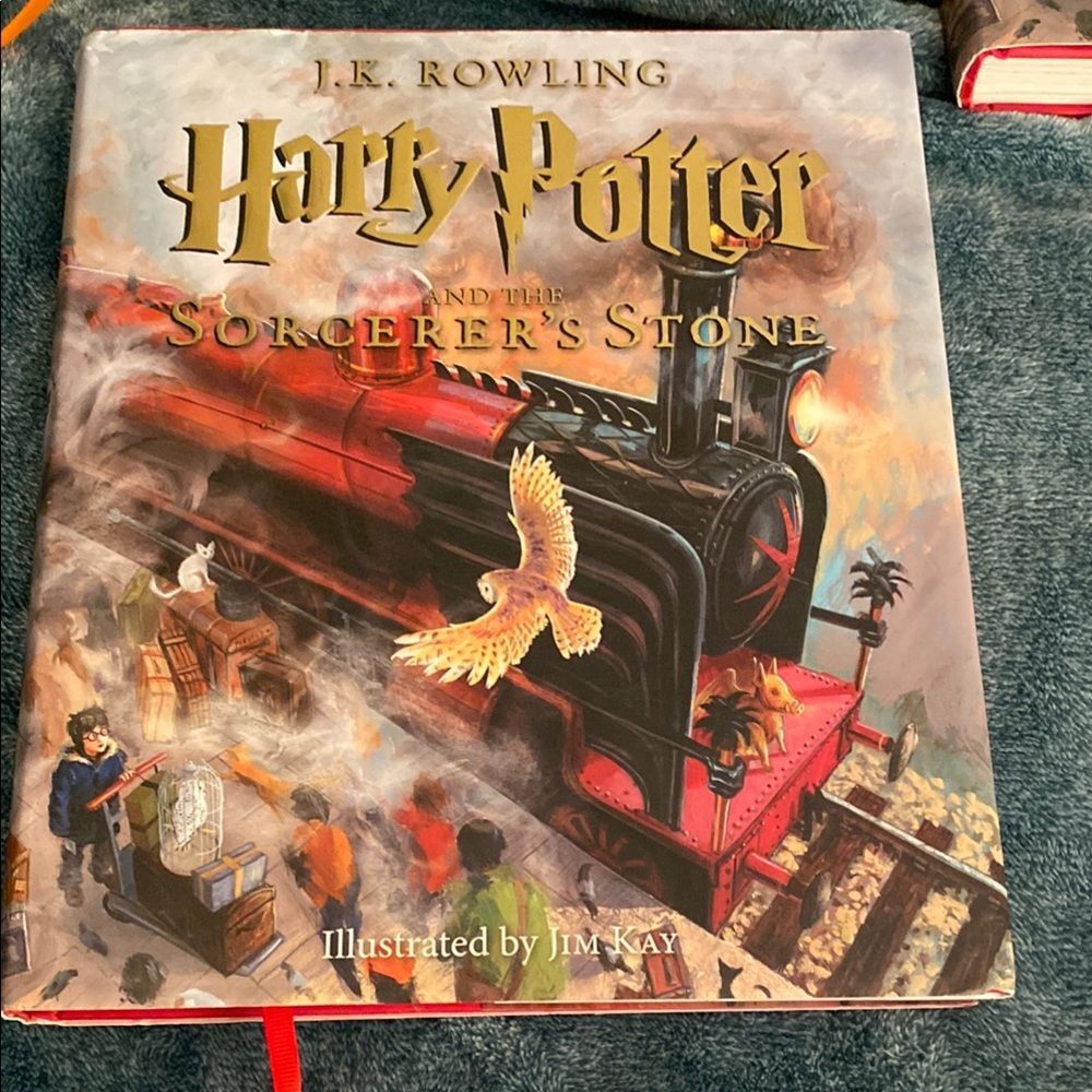 Harry Potter and the Sorcerer's Stone Illustrated 1st Edition excellent cond.